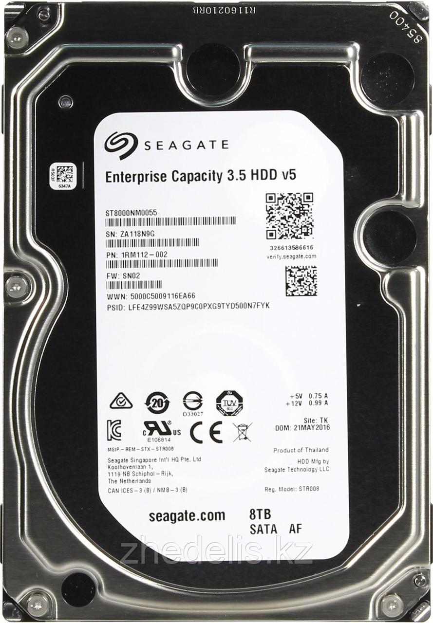 Жесткий диск Exos 7E8 HDD 8TB Seagate Enterprise Capacity 512E ST8000NM0055 3.5" SATA 6Gb/s 256Mb 7200rpm