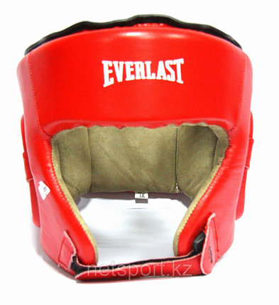Шлем боксерский Everlast кожа, фото 2