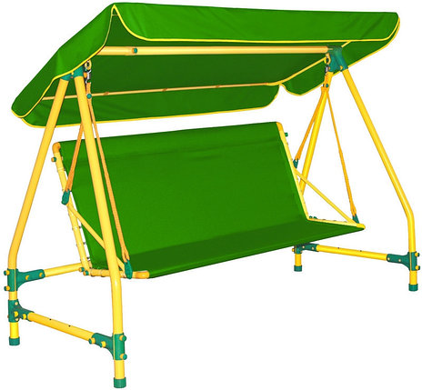 Качели дачные четырехместные Leco-IT 400 Green, фото 2