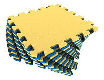 Универсальный коврик 25*25(см) желто-синий