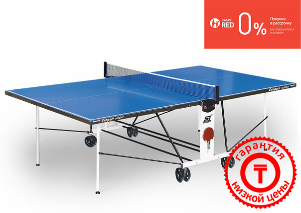 Теннисный стол Compact Outdoor LX- всепогодный стол для использования на открытых площадках и в помещениях, фото 2