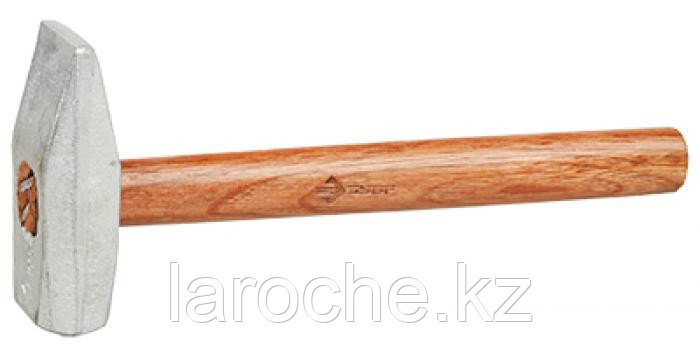 Молоток ЗУБР кованый оцинкованный с деревянной рукояткой, 0,8кг, фото 2
