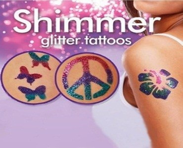 Блеск татуировки Shimmer Glitter Tattoos.