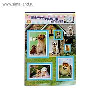 Наклейка интерьерная плоская "Собаки/Жирафы" МИКС 53х36 см