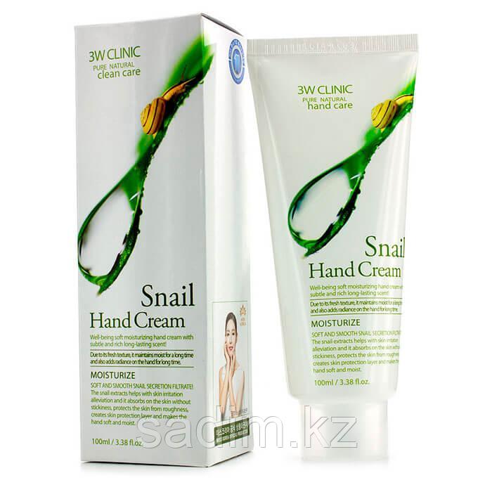 3W Clinic Snail Hand Cream 100 ml - Крем для рук с улиточным секретом