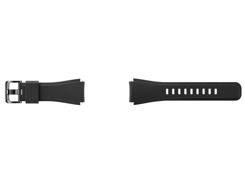 Ремешок силиконовый Samsung Gear S3 (черный) - фото 2 - id-p58284780