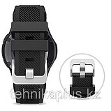 Ремешок силиконовый Samsung Gear S3 (черный), фото 5