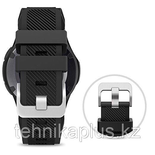 Ремешок силиконовый Samsung Gear S3 (черный) - фото 5 - id-p58284780