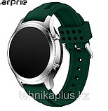 Ремешок силиконовый Samsung Gear S3 (черный), фото 7