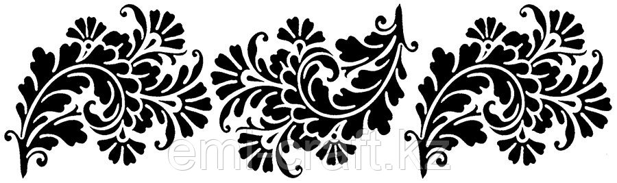 Переводки двусторонние самоклеющиеся - FRENCH SWIRL (французский завиток)