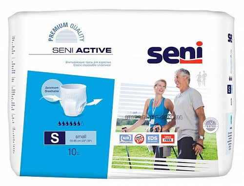 Трусики для взрослых впитывающие Seni Active Small 10 шт