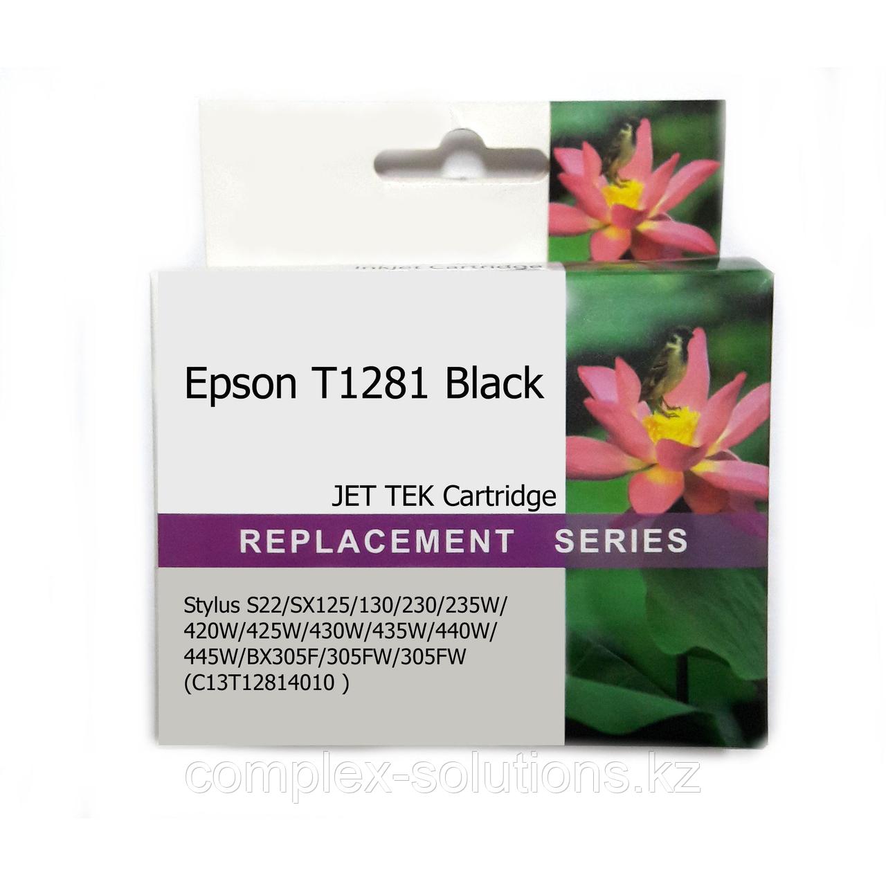 Картридж EPSON T1281 Black JET TEK | [качественный дубликат]