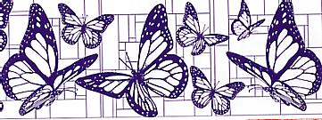 Сменный роликовый штамп Джамбо (JUMBO) - MODERN BUTTERFLY (современная бабочка) - фото 1 - id-p4112861