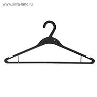 Вешалка для одежды L=37.5, (фасовка 10 шт), цвет чёрный
