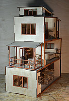 Кукольный домик с мебелью, фото 2