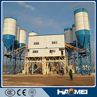 Стационарнный бетонный завод HZS, Китай