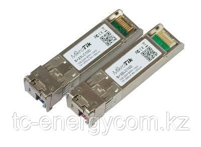 Комплект модулей Mikrotik SFP+ оптических, 10G, дальность до 10км, LC UPC