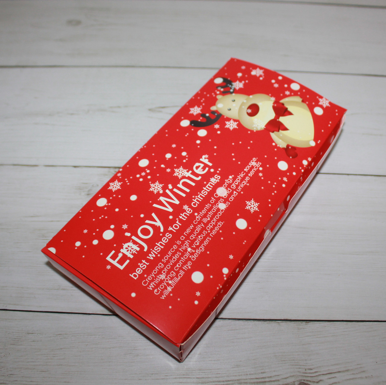 Коробка для десертов "enjoy winter"