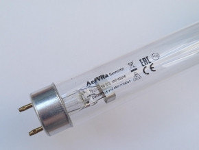 Лампа газоразрядная ультрафиолетового излучения AERVITA T8 UVC 15W G13