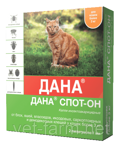 Дана Спот-Он для кошек более 3 кг