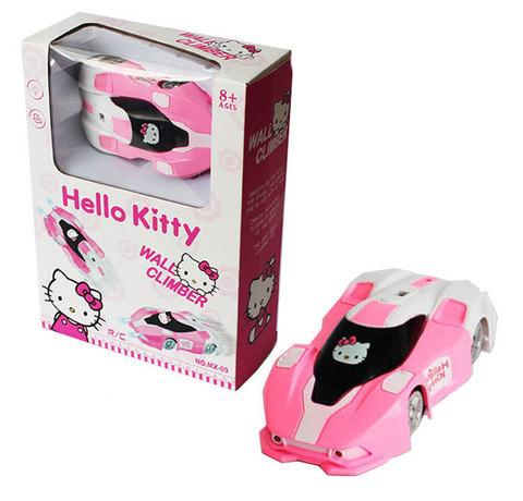 Машинка для девочек антигравитационная радиоуправляемая Wall Climber (Hello Kitty)