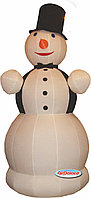 Надувная фигура Снеговик Джентельмен 6 м