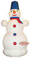 Надувной Снеговик с шарфиком 3 м- купить фигуру