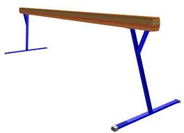 Бревно гимнастическое регул. высота  длина 5м KZ