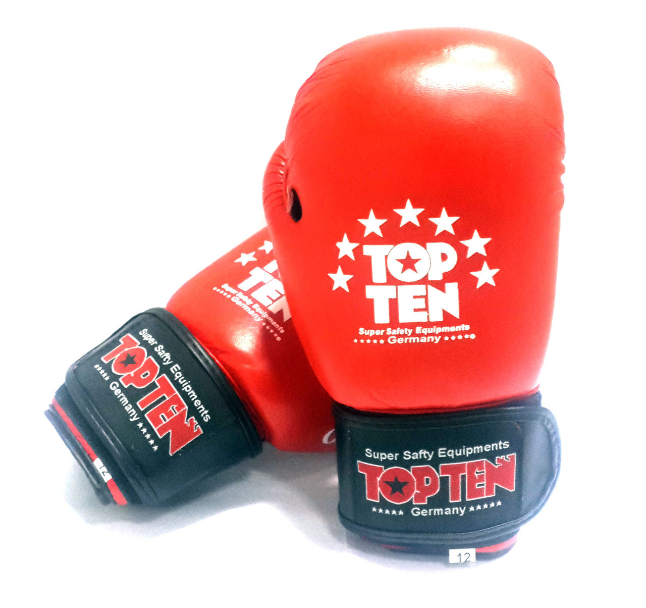 Боксерские перчатки Top Ten кожа, фото 1