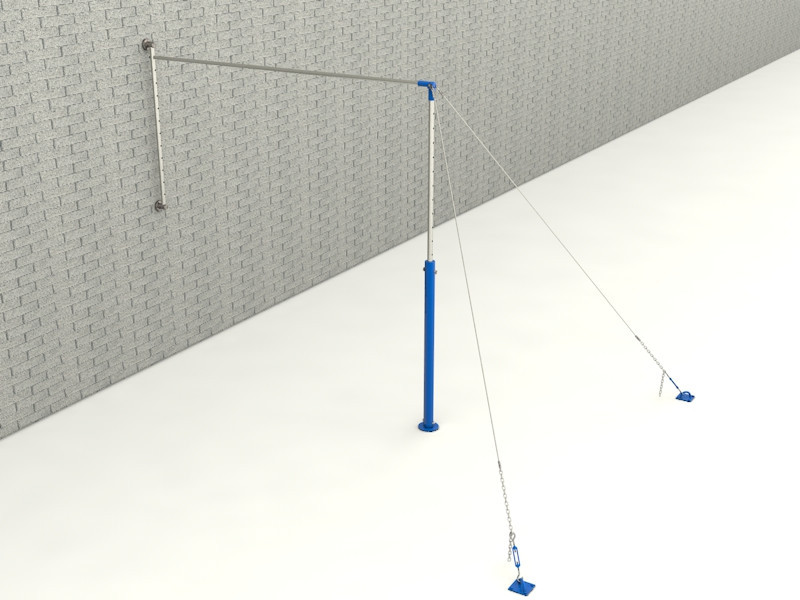 Перекладина гимнастическая пристенная KZ