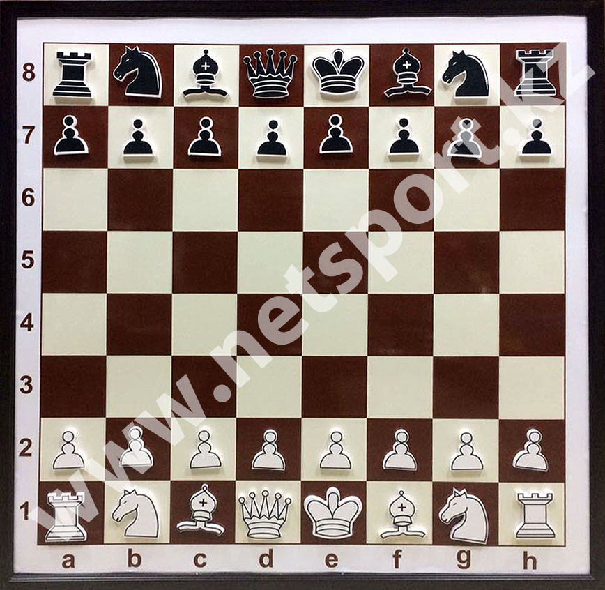 Доска шахматная демонстрационная  с фигурами