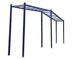 Рукоход уличный, угловой, металлический 76х3,2 труба KZ