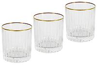 6 стаканов для виски Пиза золото