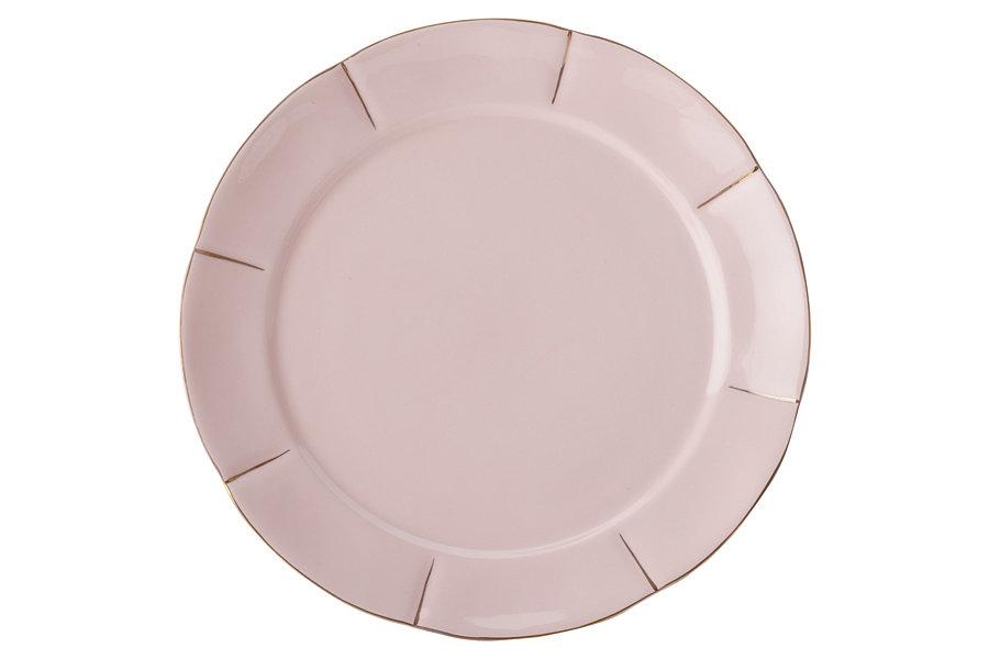 Тарелка десертная (розовая) Свежее дыхание в подарочной упаковке - фото 1 - id-p58397347