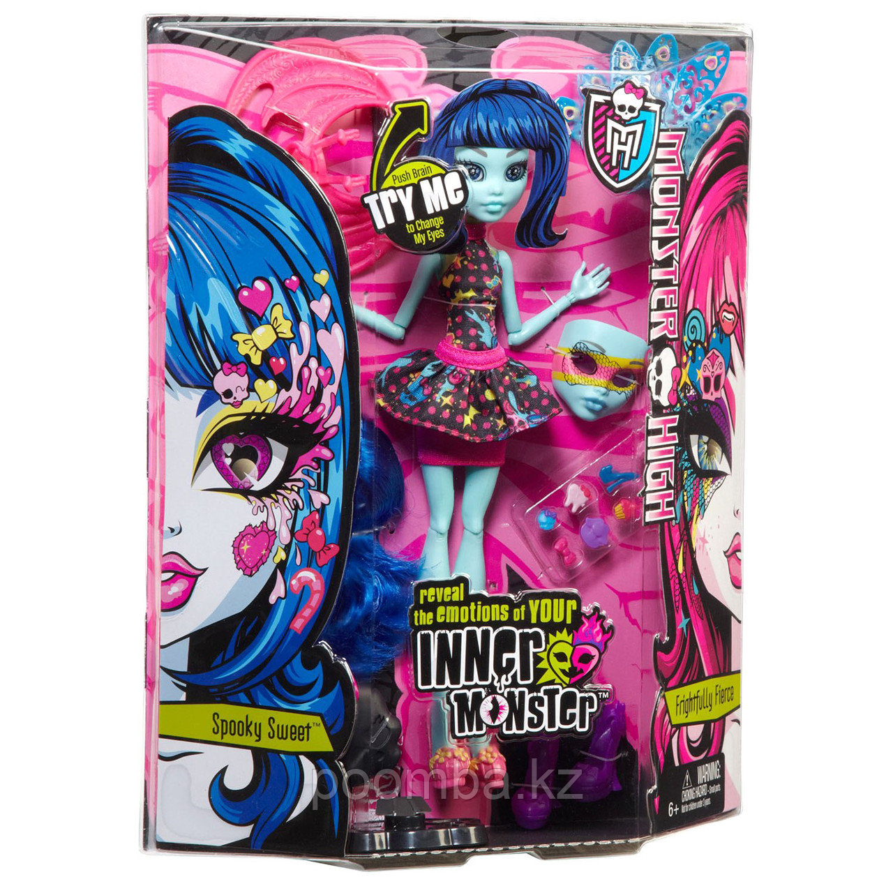 Двойная кукла 'Spooky Sweet & Frightfully Fierce', из серии 'Inner Monster', Monster High Mattel