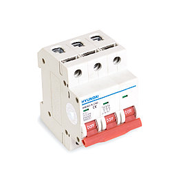 Автоматический выключатель реечный, HYUNDAI, HIBD63-N 3PMCS0000C 3Р 63А, 6kA