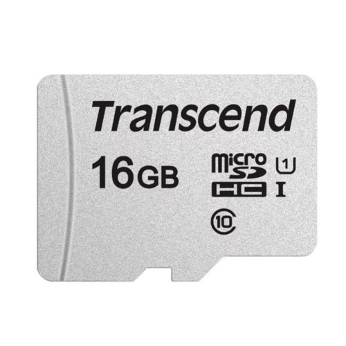 Transcend MicroSD Class 10 U1 16GB флеш (flash) карты (TS16GUSD300S-A) - фото 1 - id-p58399447