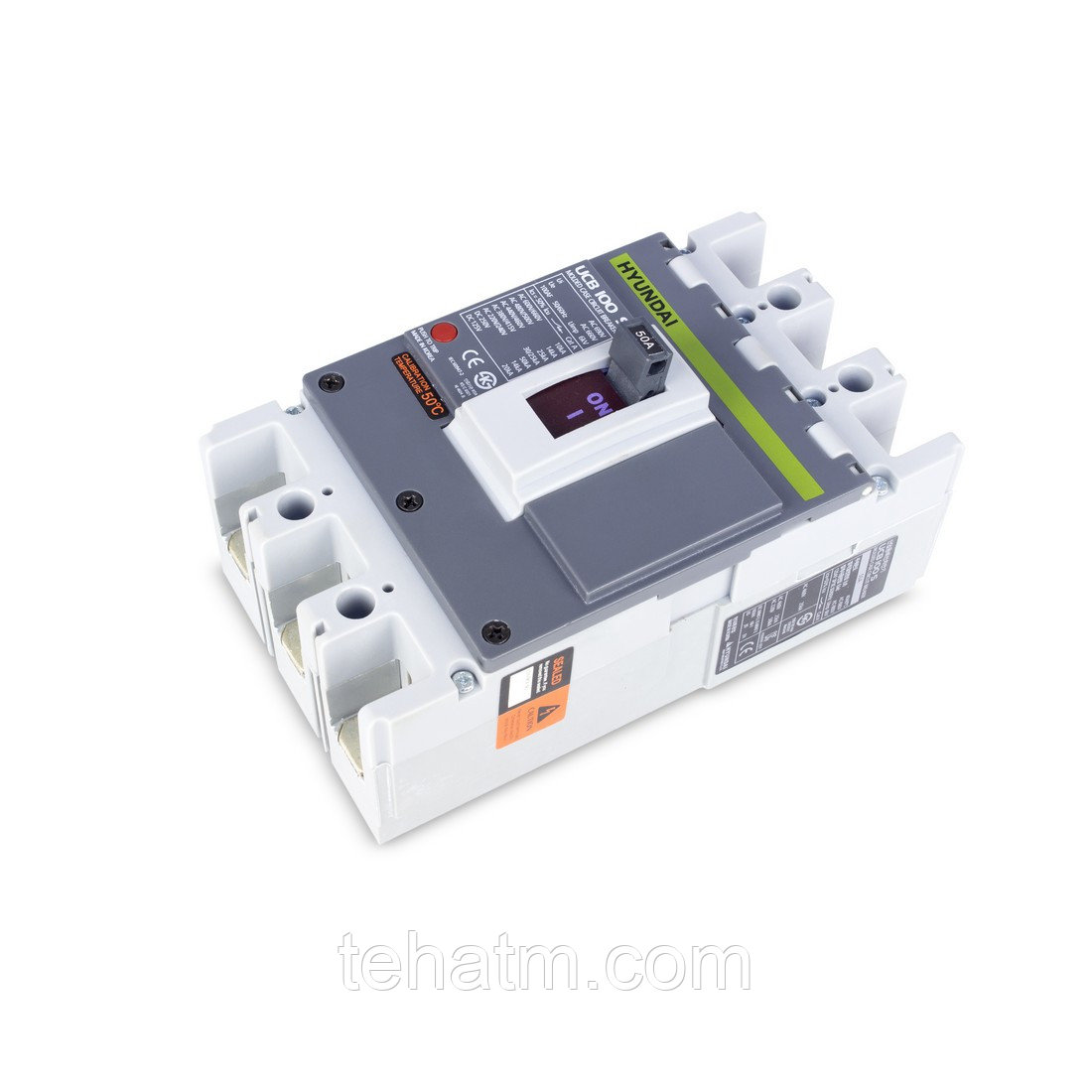 Автоматический выключатель, HYUNDAI, UCB100S 3PT4S0000C 00016F, 3Р 16А стационарный
