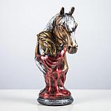 Статуэтка "Девушка с конем", бронза, 36 см, микс, фото 3