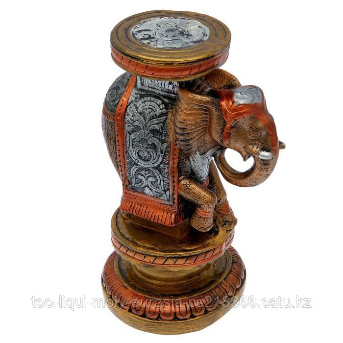 Подставка декоративная "Индийский слон", высокий, цветной, микс - фото 2 - id-p58441106