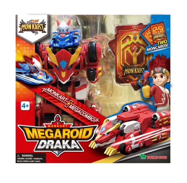 Игрушка-трансформер Монкарт – Мегароид Драка