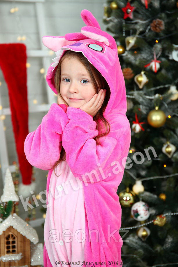 Кигуруми Стич розовый детский 100 - фото 1 - id-p80573267