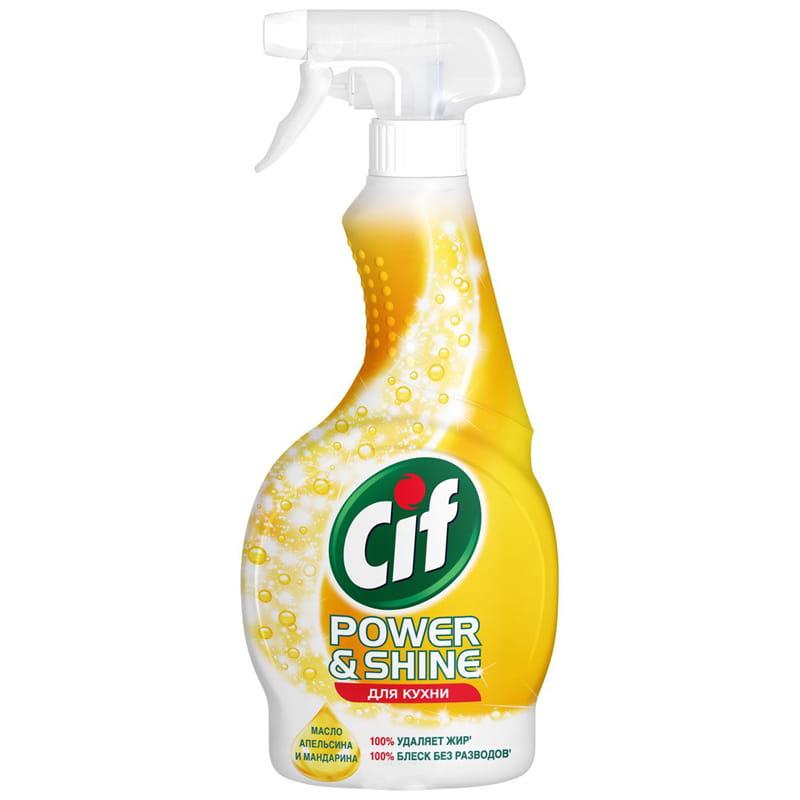 Средство чистящее Cif "Легкость чистоты", для кухни, спрей, с маслом апельсина и мандарина, 500мл