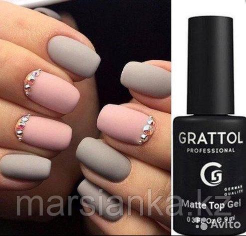 Матовый топ Matte top Velur Grattol (Матовый Топ), фото 2