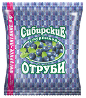 Отруби пшеничные черника 200 гр Сибирские