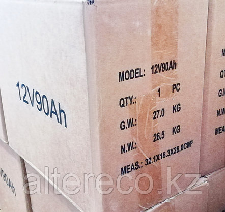 Аккумулятор Unikor MxVolta VT 1290 (12В, 90Ач), фото 2