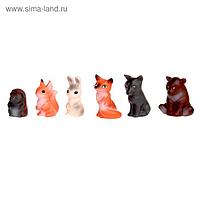 Набор резиновых игрушек «Животные леса»