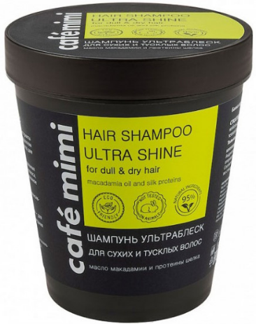 Шампунь «Ultra shine» для cухих и тусклых волос