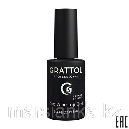 Top No Wipe UV Filter (топ без л/с защита цвета) Grattol, 9ml, фото 2