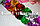 Новогодняя гирлянда-растяжка 16 см разноцветная, фото 2
